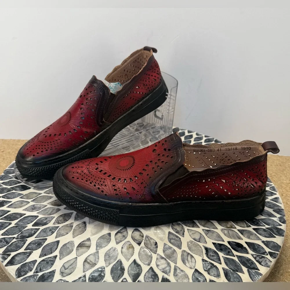 Spring step La-Artiste Hanna  leather Slip-On women’s Loafers 9 - Picture 3 of 14